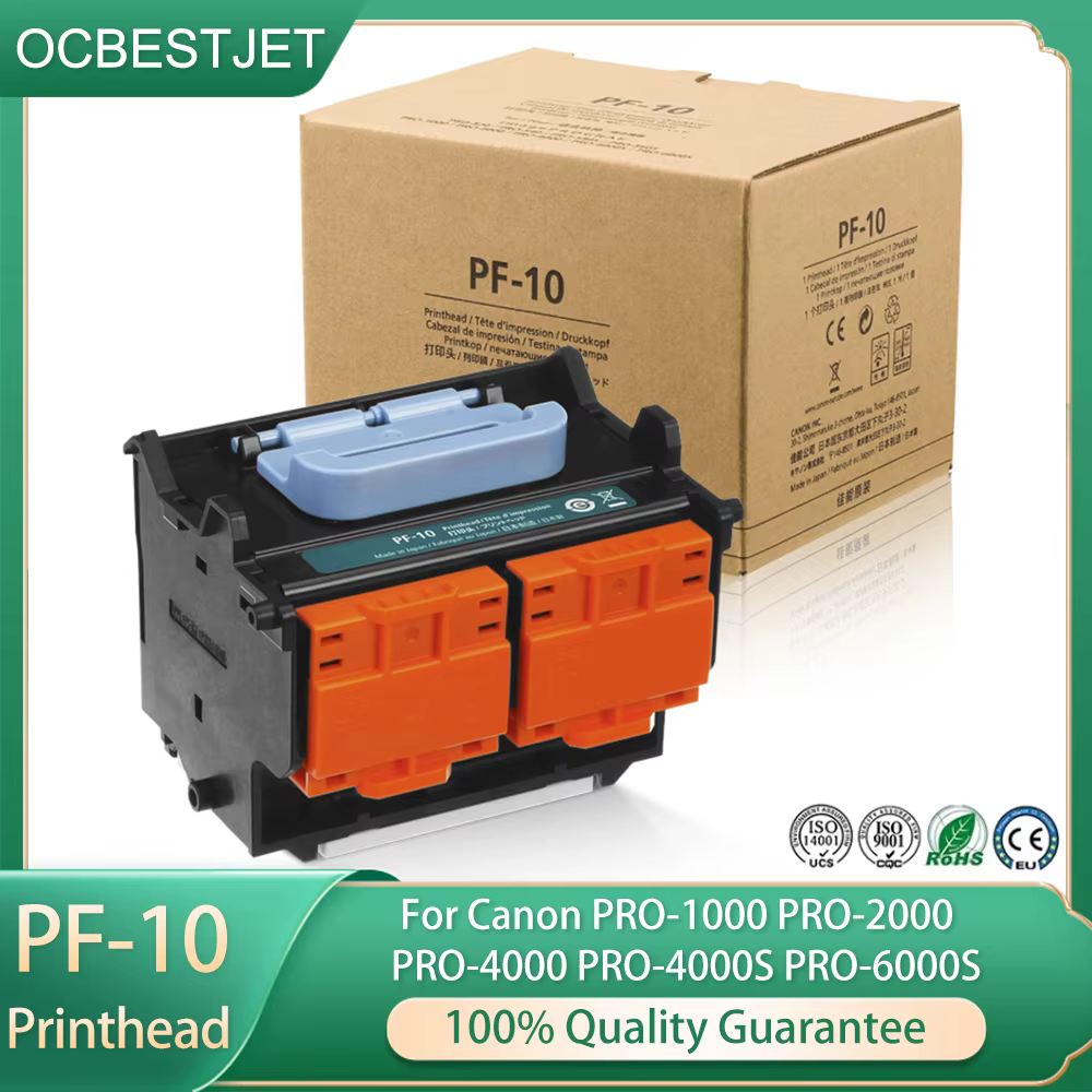 Tête d'impression compatible PF-10 pour imprimante Canon imagePROGRAF PRO-1000 PRO-2000 PRO-4000 PRO-4000S PRO-6000S à haut rendement