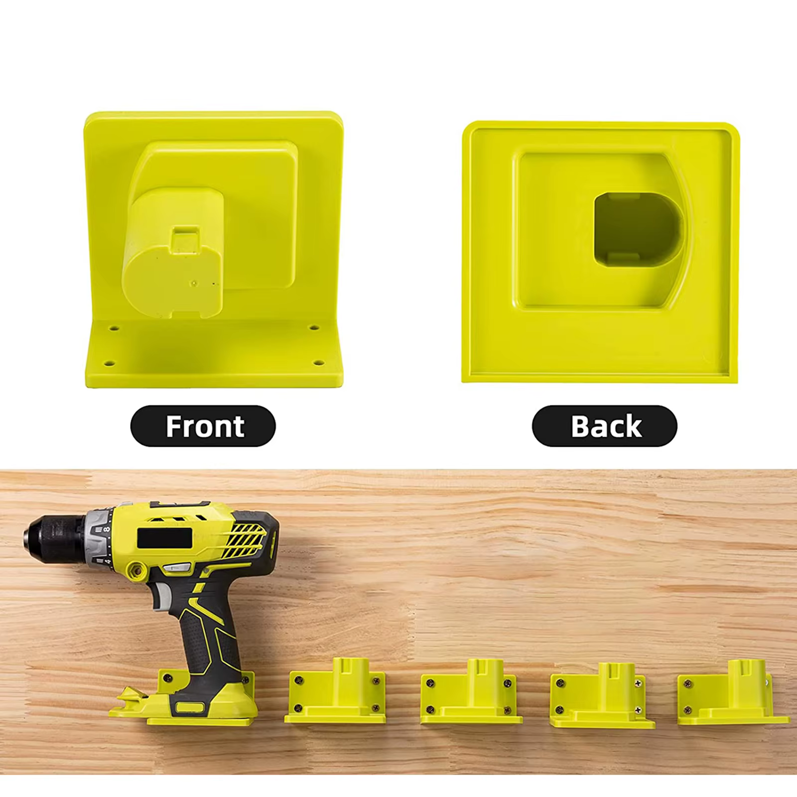 10/5 pièces porte-outil support de quai Compatible pour ryobi 18V