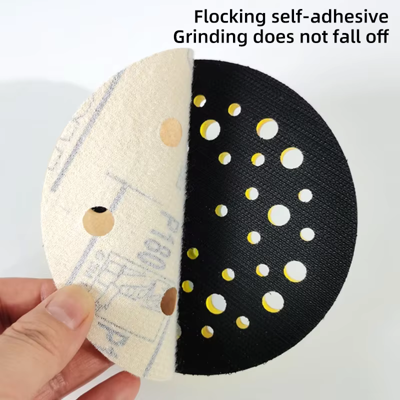 Base de disque collant pour machine à papier de verre pneumatique