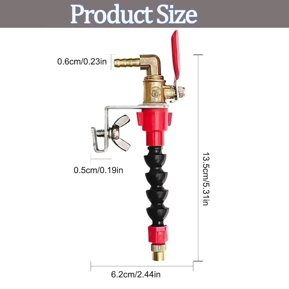 Nouveau pulvérisateur d'eau pour meuleuse d'angle de 135mm