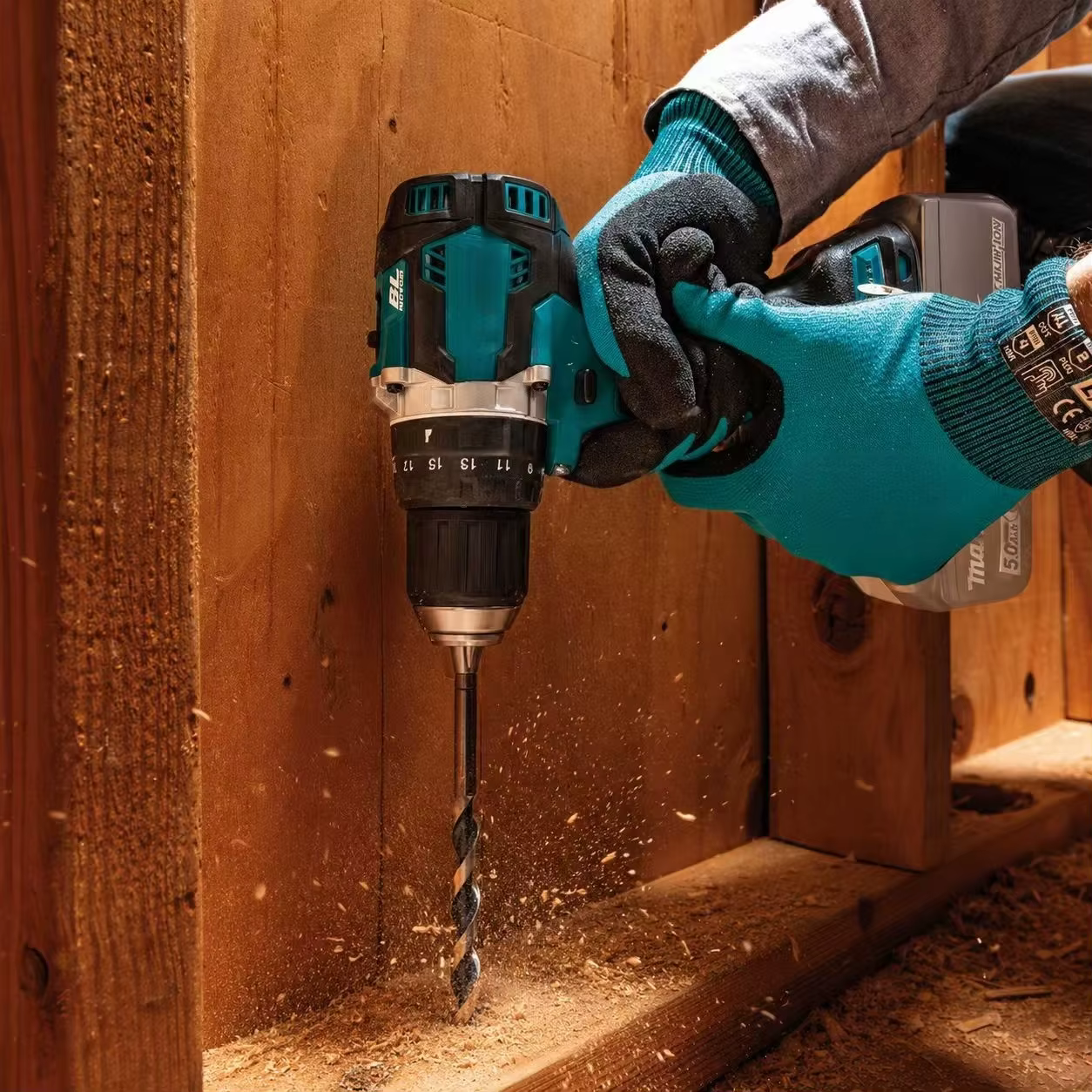 Pour Makita 13mm Chuck 18V LXT ® Perceuse-visseuse à percussion sans fil compacte lithium-ion 1/2'' à couple élevé