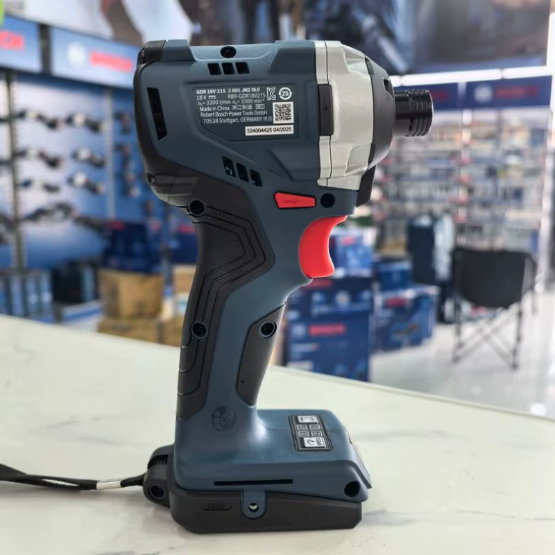BOSCH GDR 18 V-215 pilote d'impact sans fil 18 V perceuse à percussion professionnelle sans brosse 1/4 "outils électriques hexagonaux internes GDR18V-215