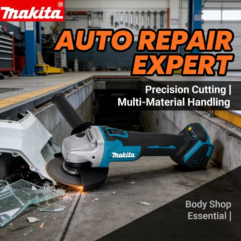 Kit de meuleuse d'angle sans fil Makita DGA504 18V | 125 mm pour la découpe