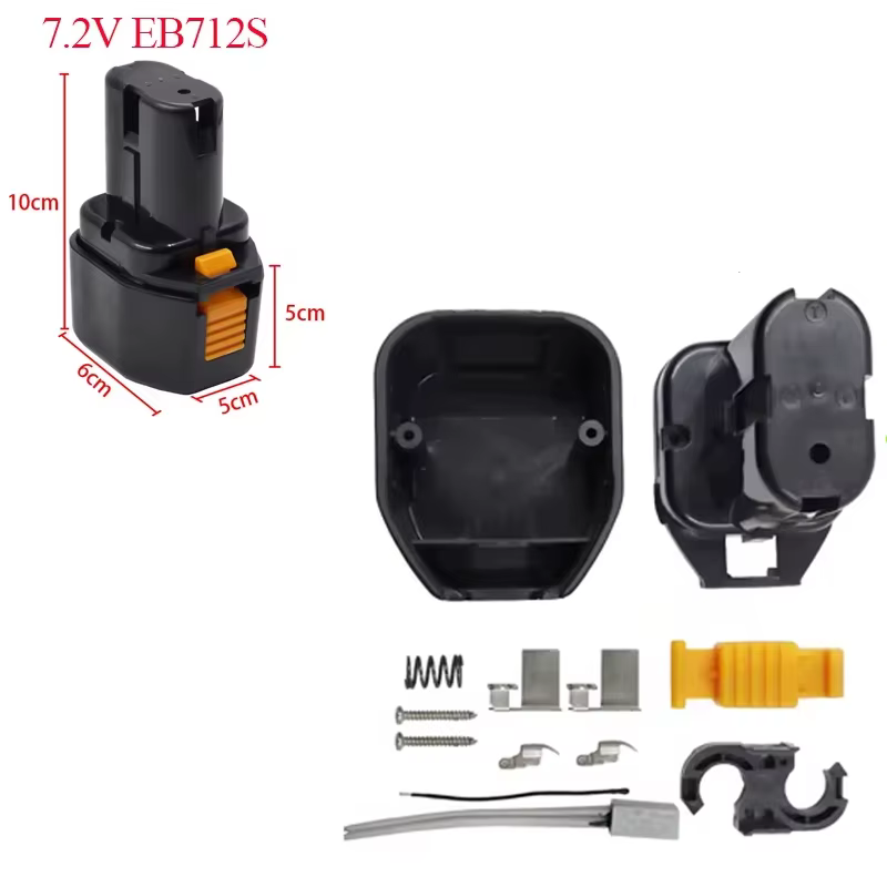 Boîtier plastique de batterie NI-laissée NI-CD pour uration 7.2V EB712S 9.6V EB9S 12V EB1212S 14.4V EB1414S Perceuse pour outil électrique EB1230HL