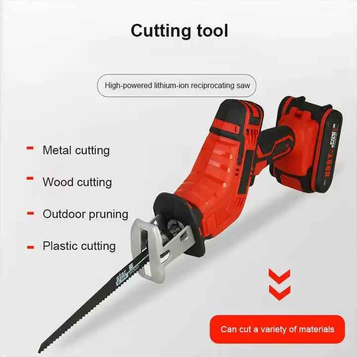 Scie sauteuse professionnelle 21V sans fil de qualité industrielle pour bricolage