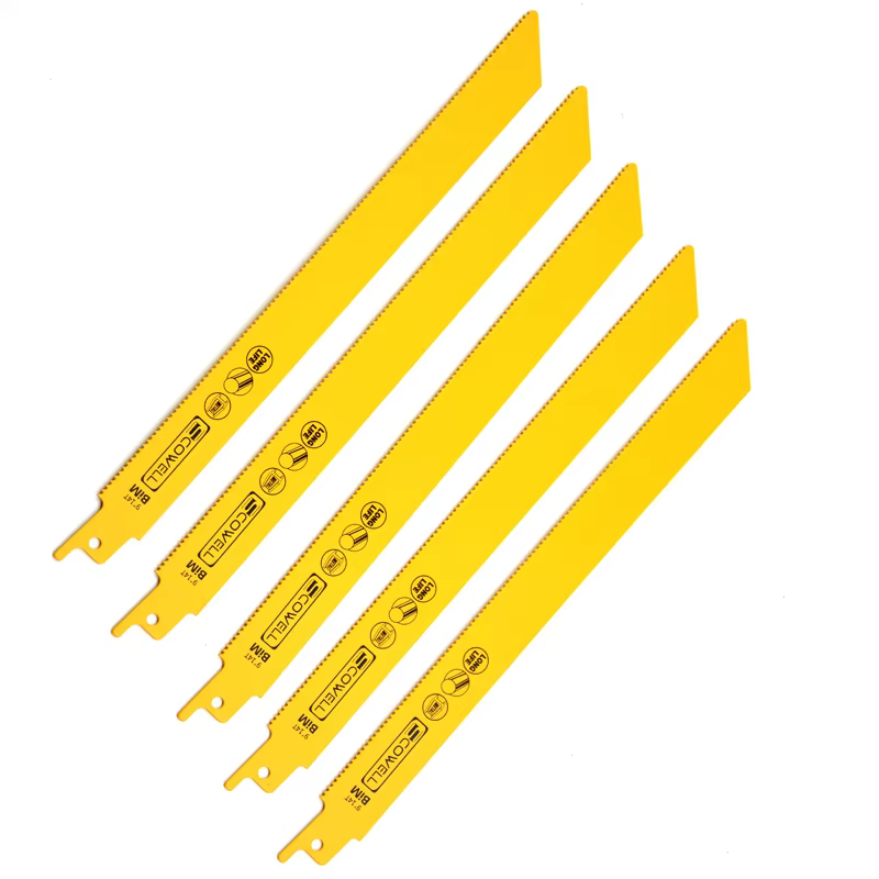 HSS bimétallique M42 Cobalt 8% haute Flexible 9 pouces 14TPI sabre lames de scie alternative clou en métal coupe de palette de bois