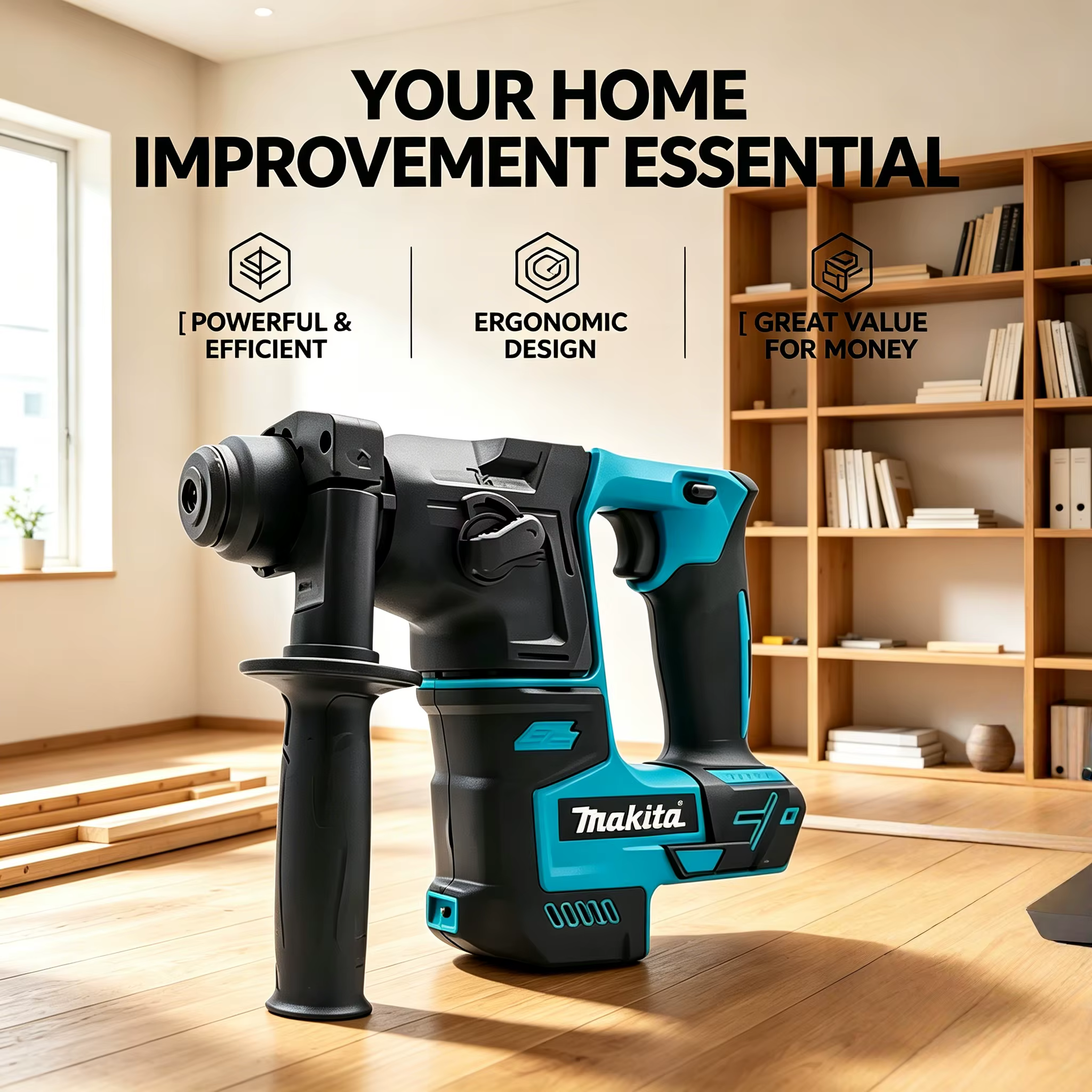 Marteau perforateur sans fil Makita HR140D 10