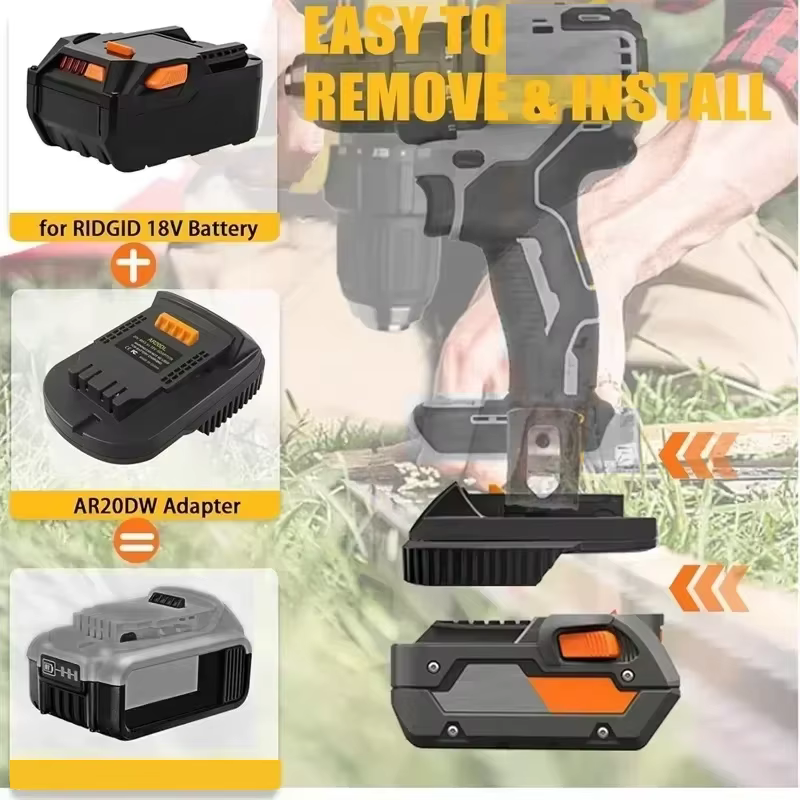 Adaptateur convertisseur pour RIDGID pour AEG