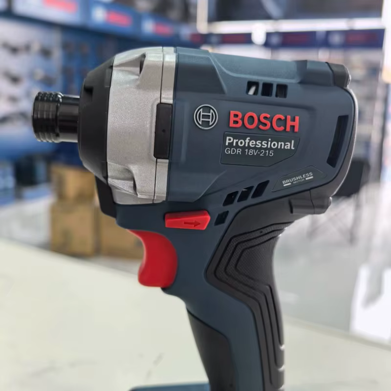 BOSCH GDR 18 V-215 pilote d'impact sans fil 18 V perceuse à percussion professionnelle sans brosse 1/4 "outils électriques hexagonaux internes GDR18V-215