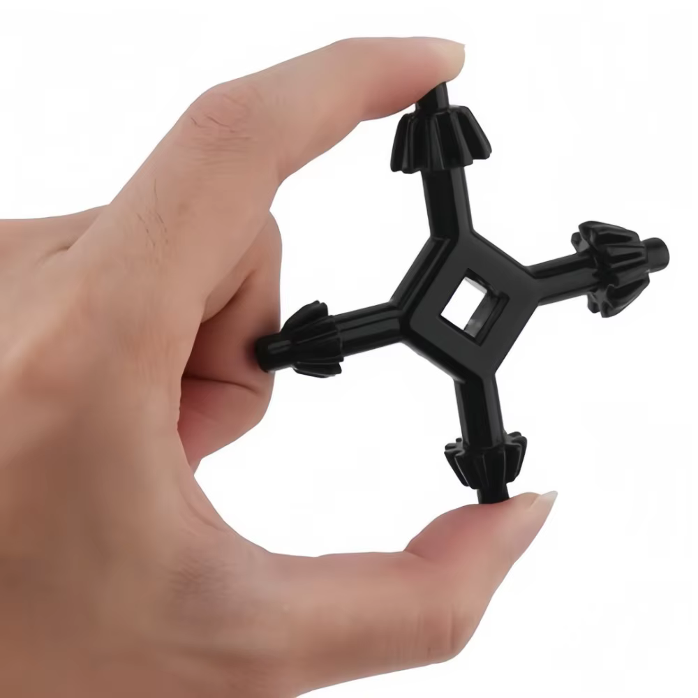 Clé universelle 4-en-1 pour mandrin de perceuse