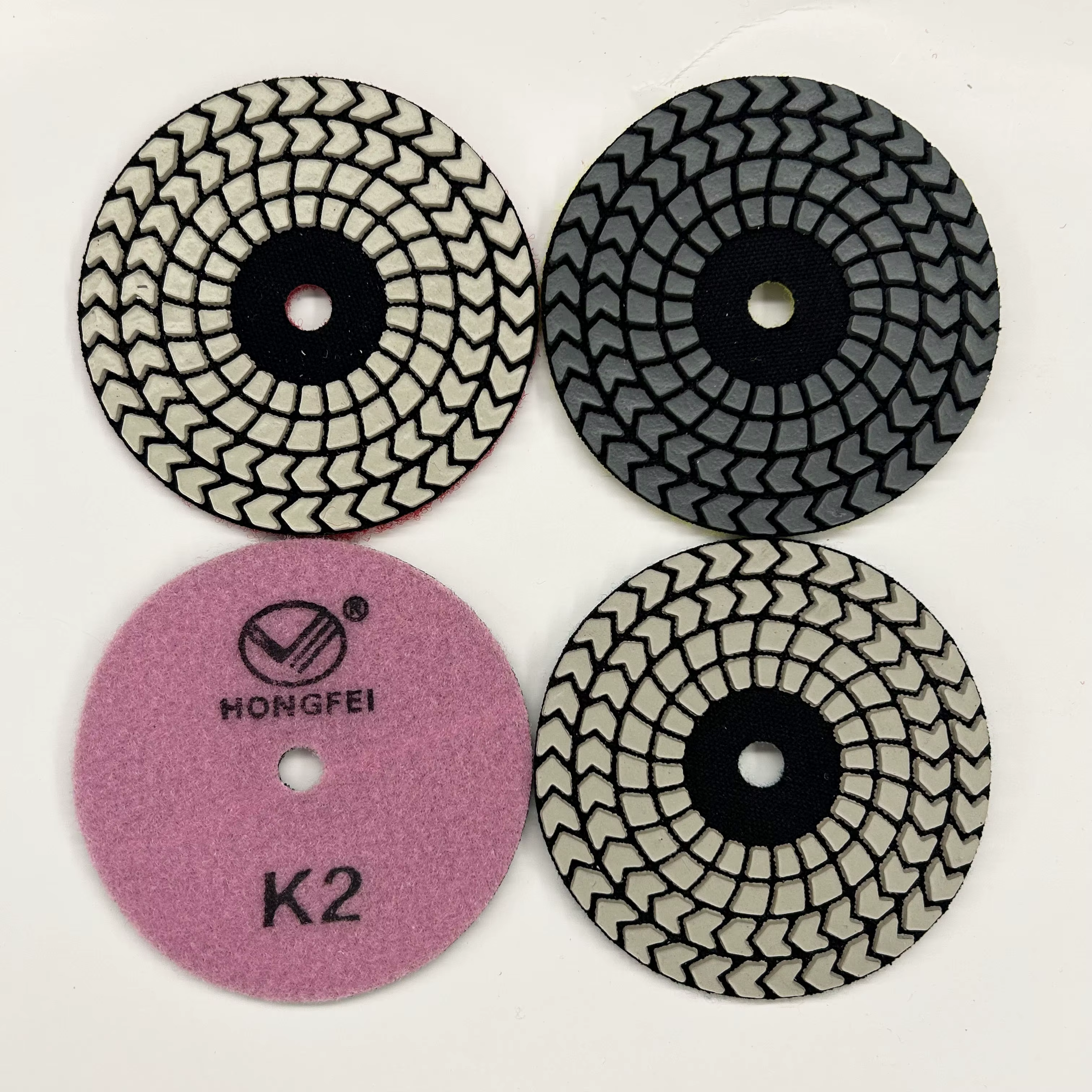Tampons de polissage à sec pour perceuse