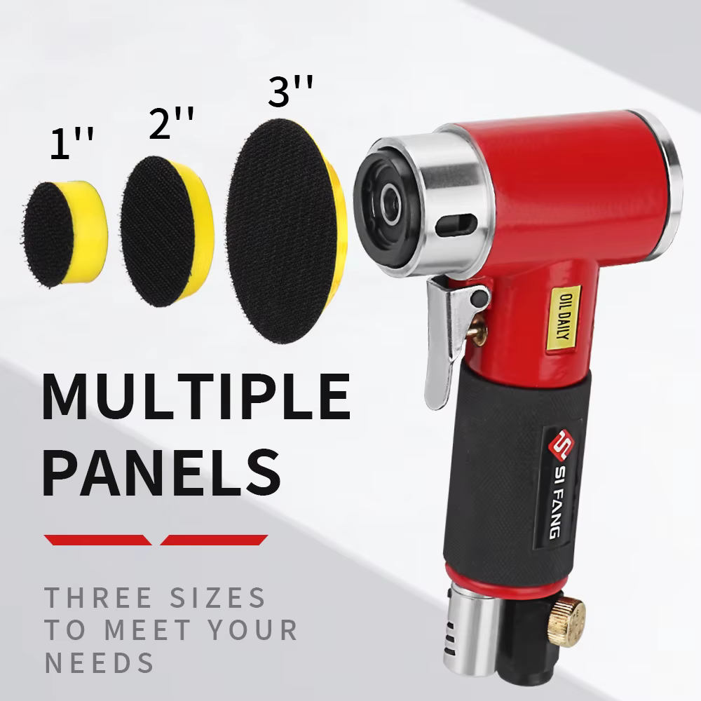 Nouveau ponceuse à Air orbite Mini pneumatique 1 "/2"/3 "rectifieuse ensemble pour le polissage de voiture polisseuse à