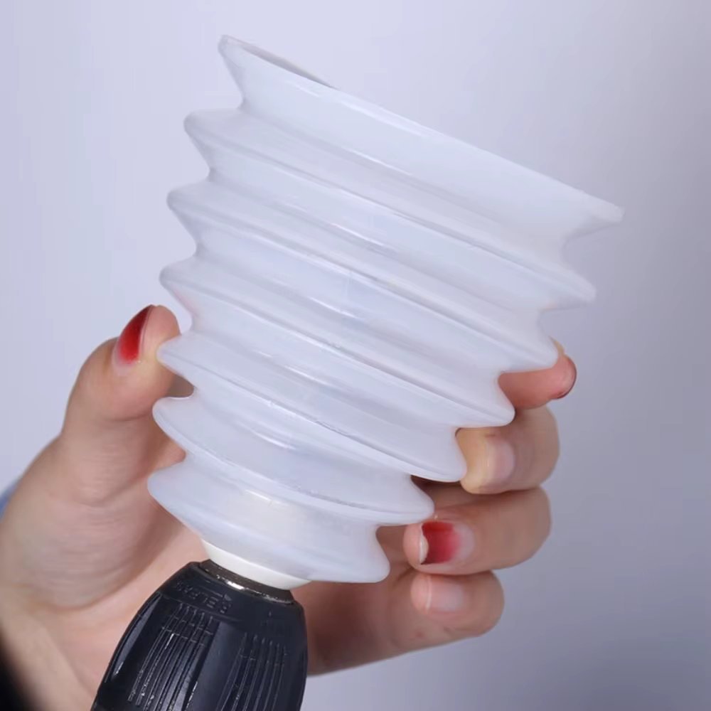 Dispositif anti-poussière avec 4 bandes de caoutchouc