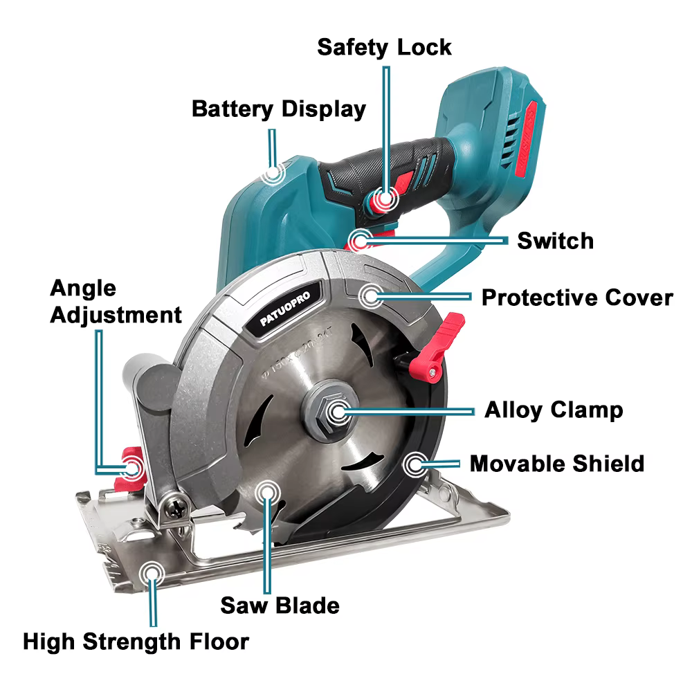 Makita – scie circulaire sans balais de 6 pouces