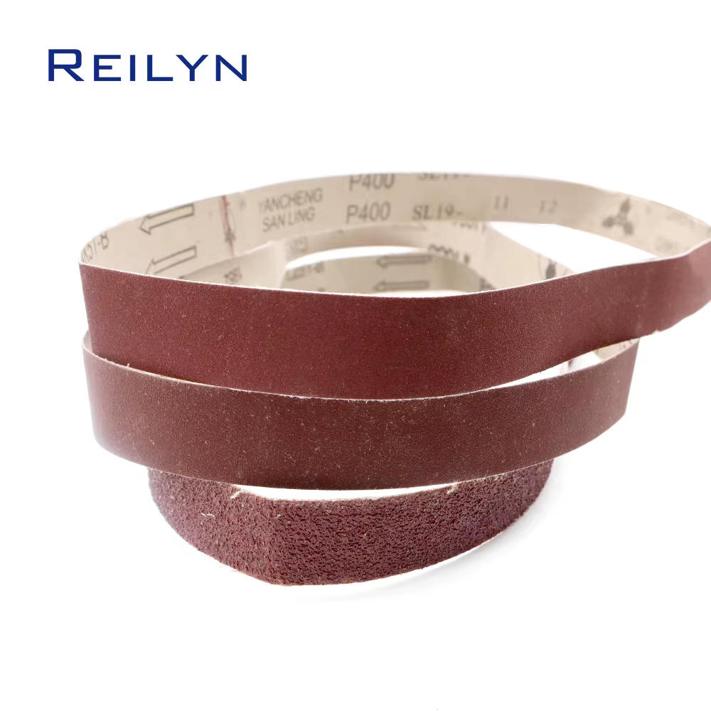 10 pièces bandes abrasives 760x25mm papier de verre bande Abrasive 40/60/80/120/180/240/320/400 grain pour ponceuse