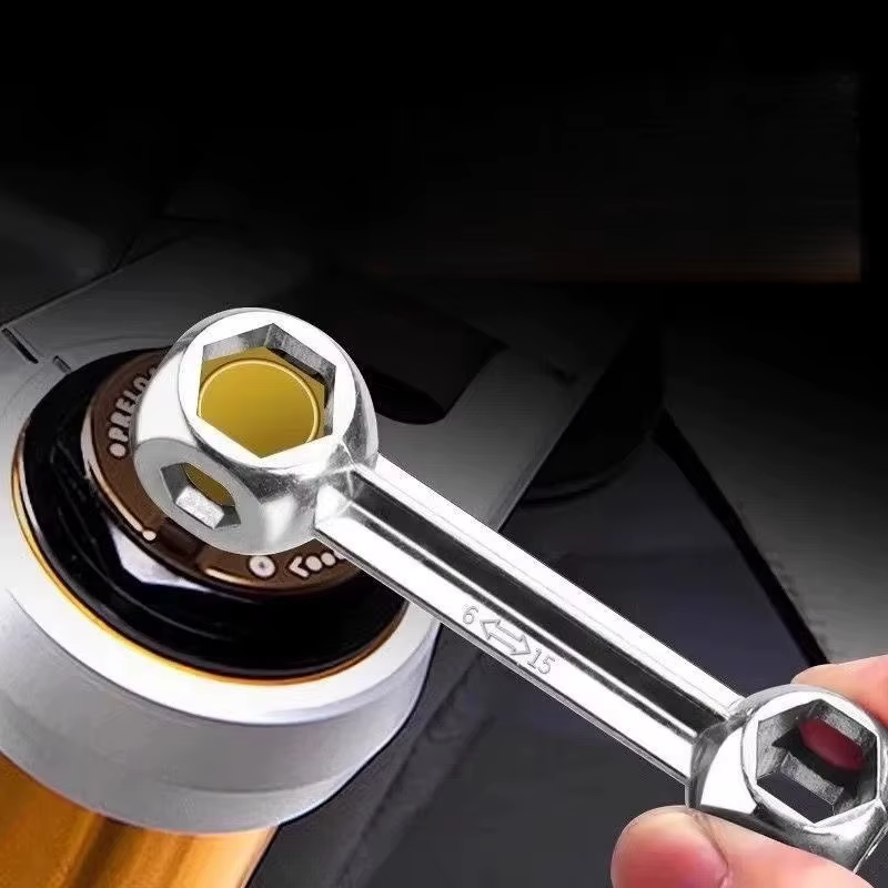 Clé à douille hexagonale portable multifonctionnelle 10 en 1