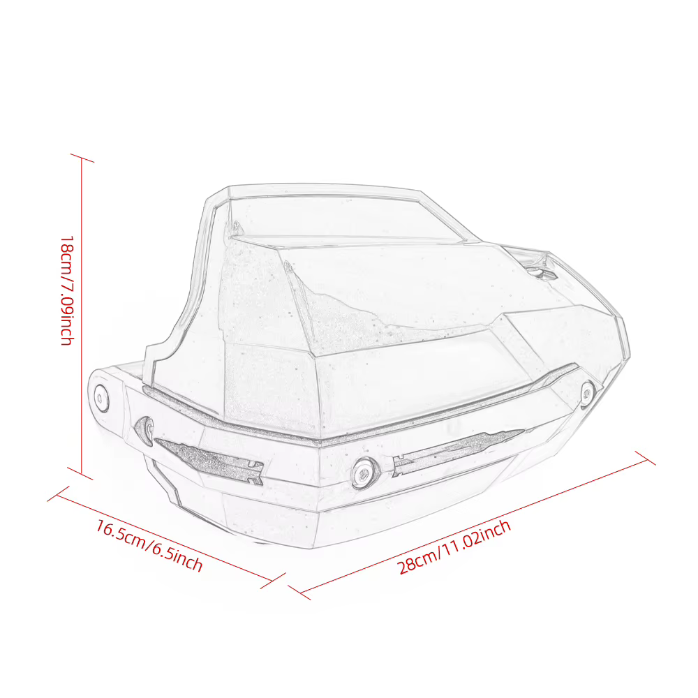 Protège-mains de moto coupe-vent, bouclier de garde-mains, équipement de protection de modification, protecteur universel de motocross, vélo de route