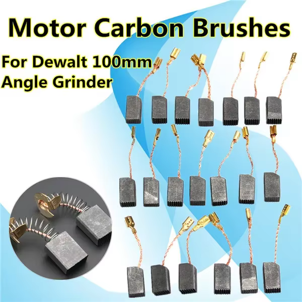 Balais de charbon de moteur pour meuleuse d'angle Dewalt 100mm
