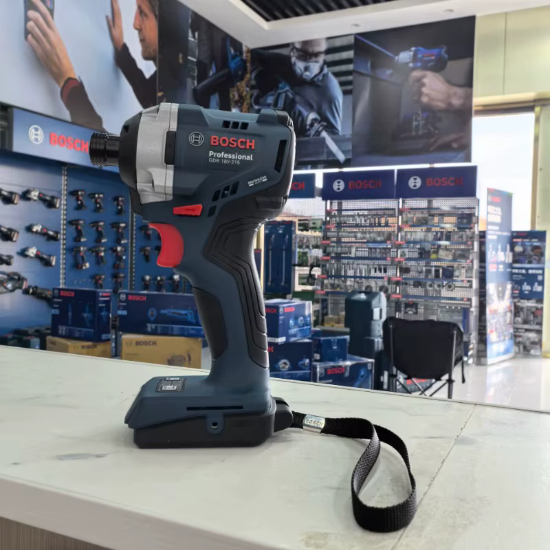 BOSCH GDR 18 V-215 pilote d'impact sans fil 18 V perceuse à percussion professionnelle sans brosse 1/4 "outils électriques hexagonaux internes GDR18V-215