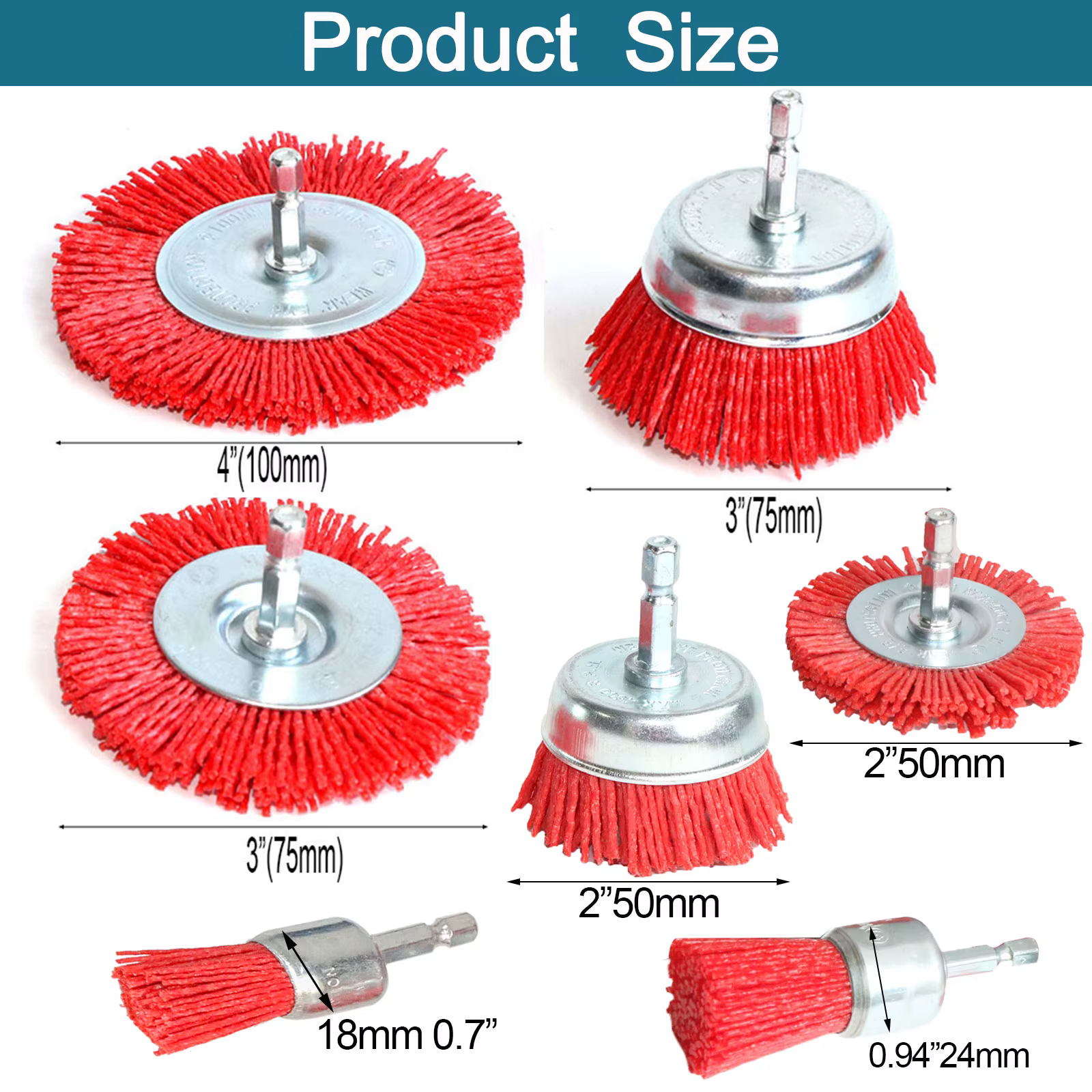 Brosse à tasse en Nylon