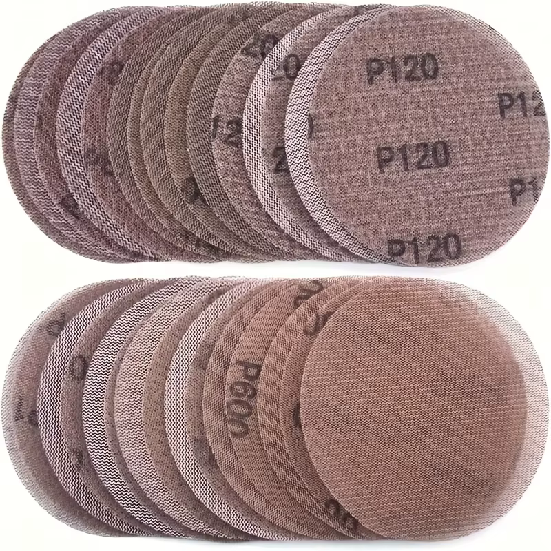 50 disques de ponçage en maille de 5 pouces