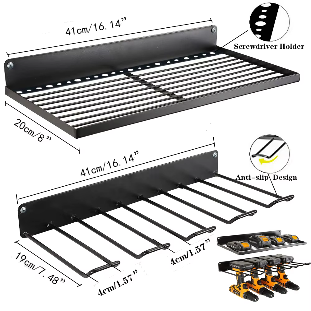Organisateur mural pour outils électriques
