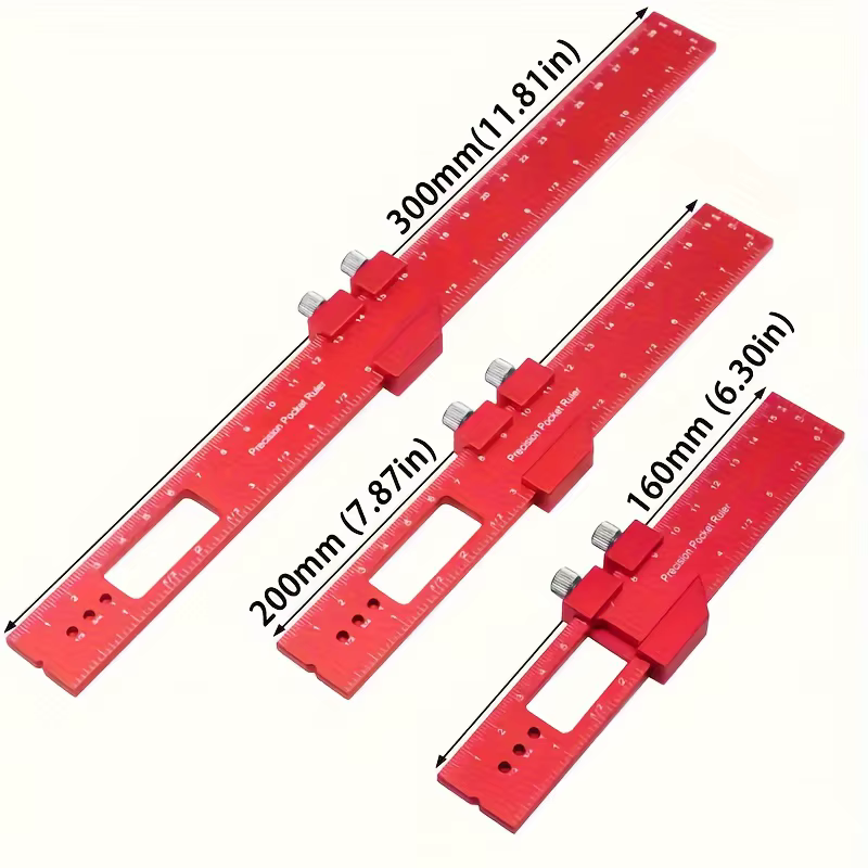 Règle d'angle de précision en alliage d'aluminium pour le travail du bois et la menuiserie