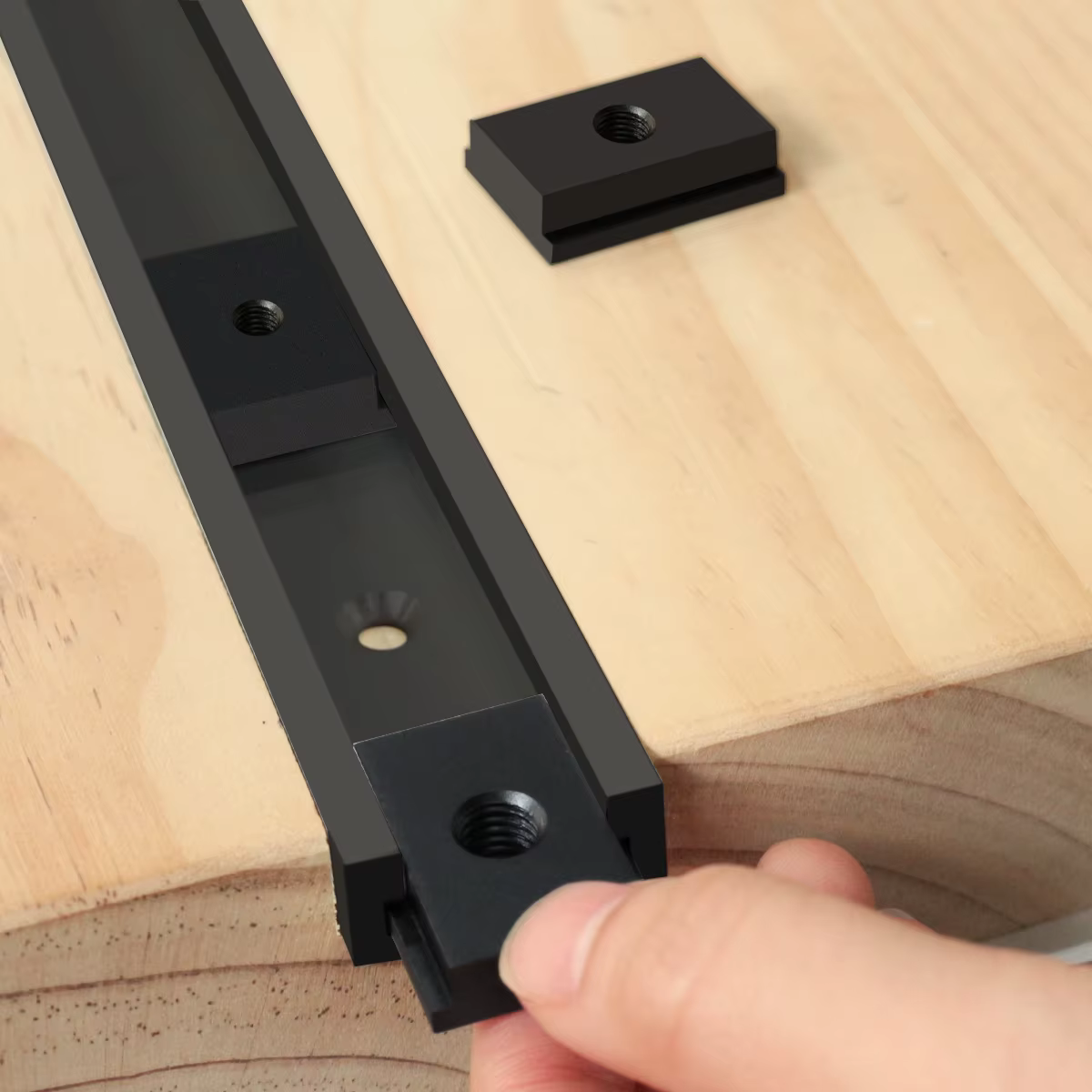 Rail de guidage T30 de 600/800 mm pour outils de menuiserie DIY
