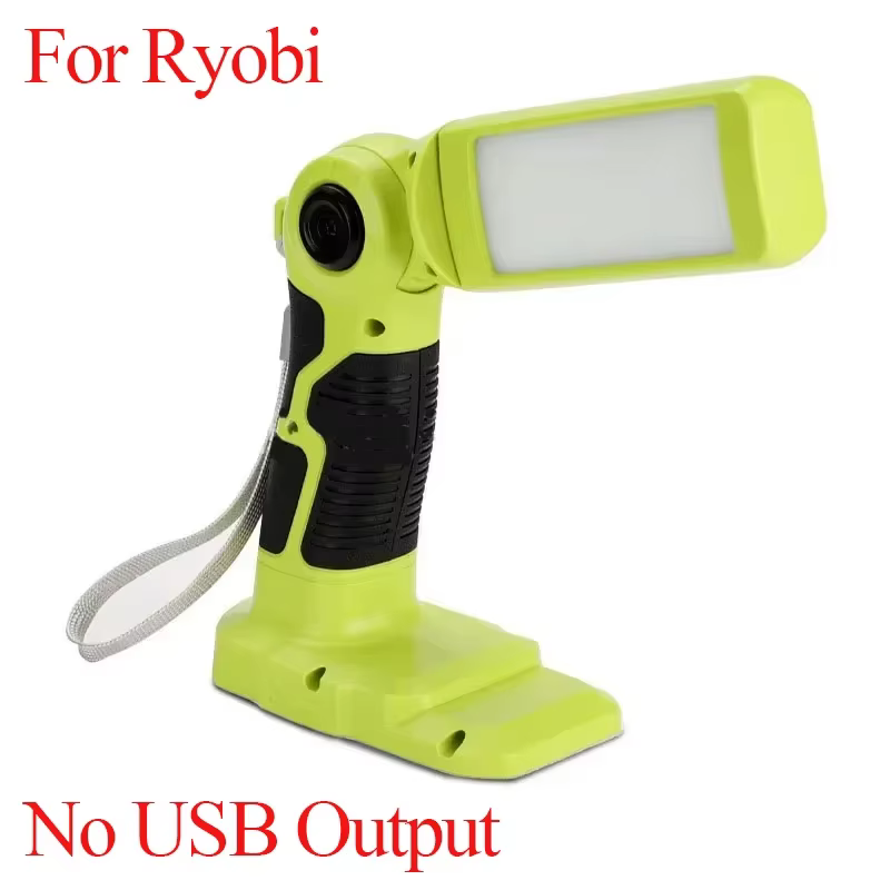 Li-ion outils accessoire lampes de travail lampe de Table pour Makita pour Bosch pour Milwaukee pour Dewalt pour Ryobi 18V batterie au Lithium