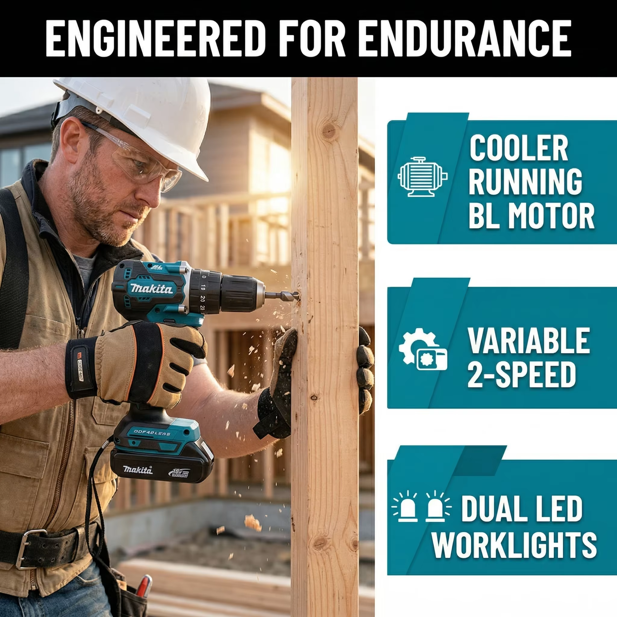 Makita DDF487 Perceuse-visseuse sans fil