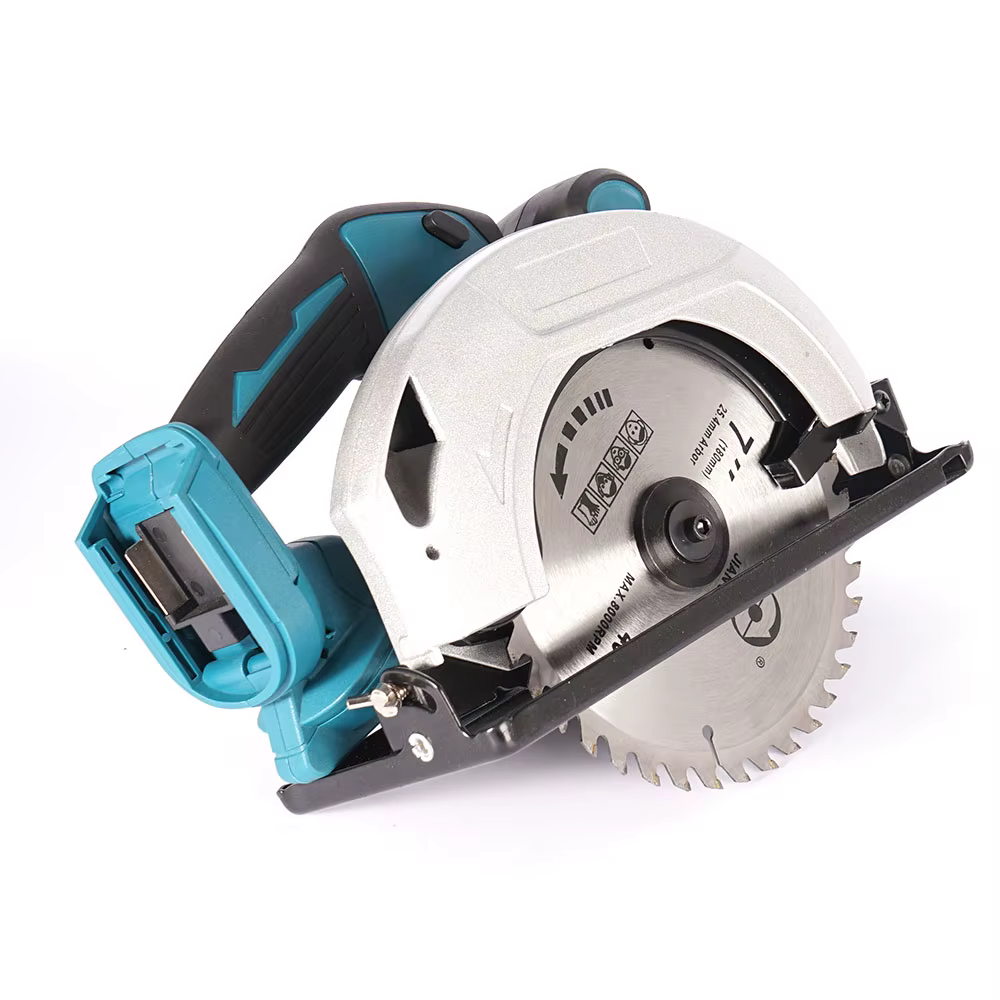 ONEVAN 180mm 7 pouces scie circulaire électrique sans brosse bois réglable sans fil