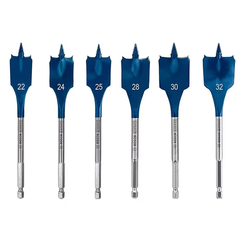 BOSCH 2608900336 EXPERT Self Cut Speed Spade Drill Bit Set 10-32 mm Accessoires pour perceuse à percussion pour le perçage du bois