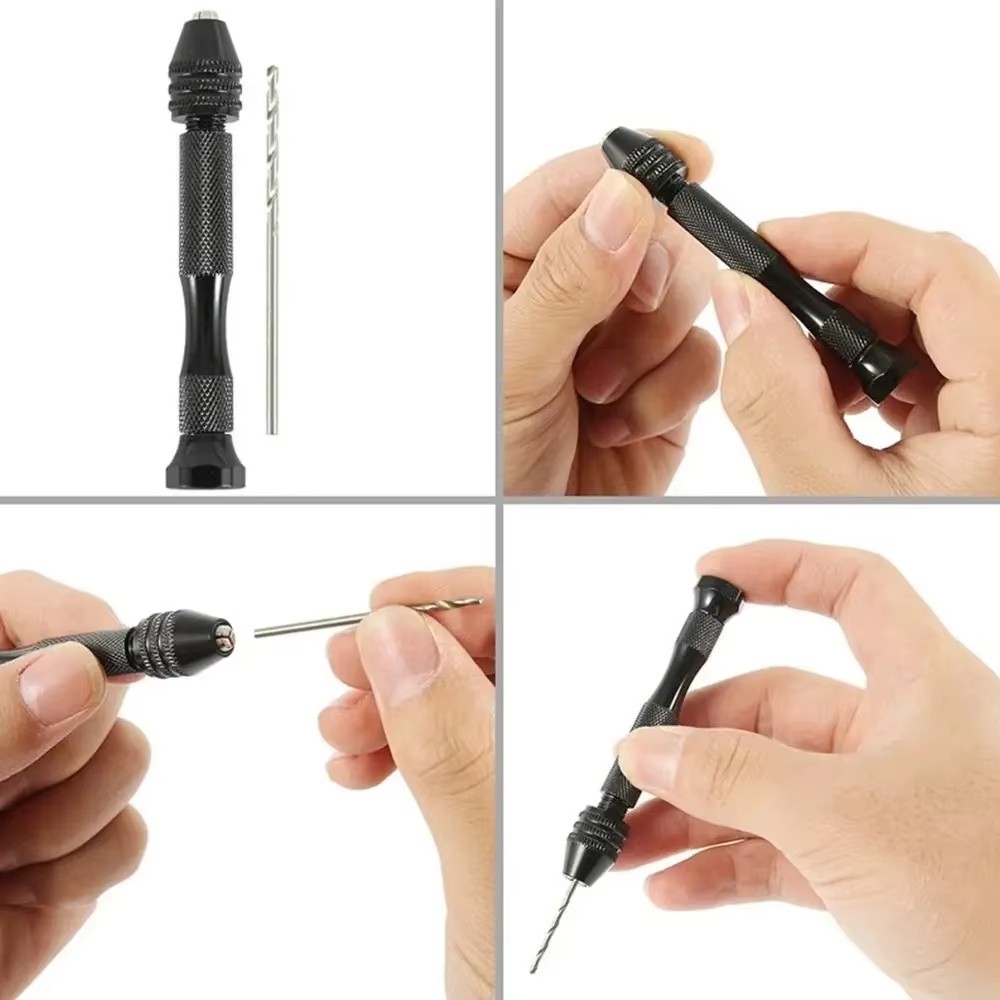 Mini perceuse à main en Micro aluminium avec mandrin sans clé