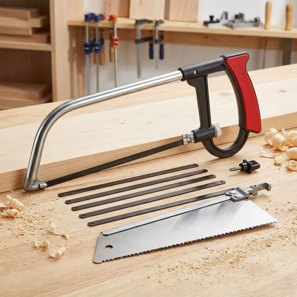 Scie à main multifonction 8-en-1 en acier pour le bricolage