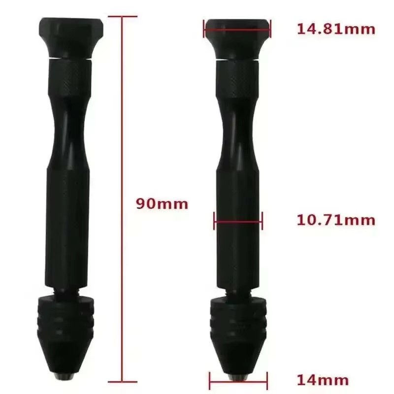 Mini perceuse à main avec jeu de forets de 0.3 à 3.2mm
