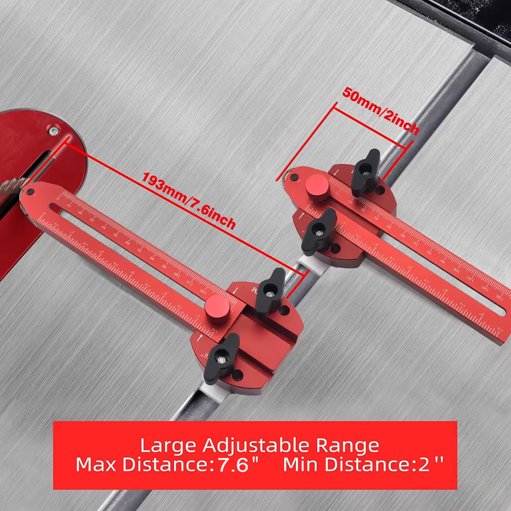 Guide de gabarit de scie de Table à déchirure fine étendue pour répéter les coupes de bande étroites fonctionne