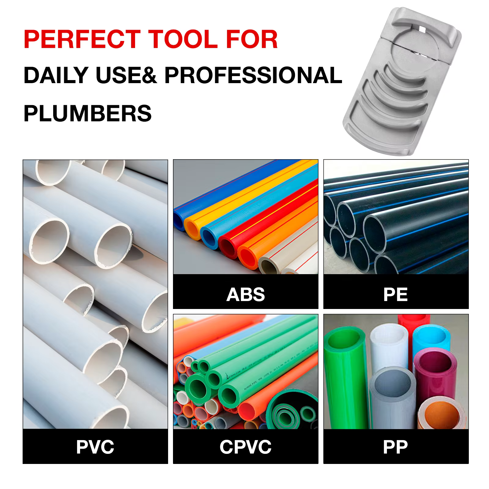 Outil de chanfreinage PVC
