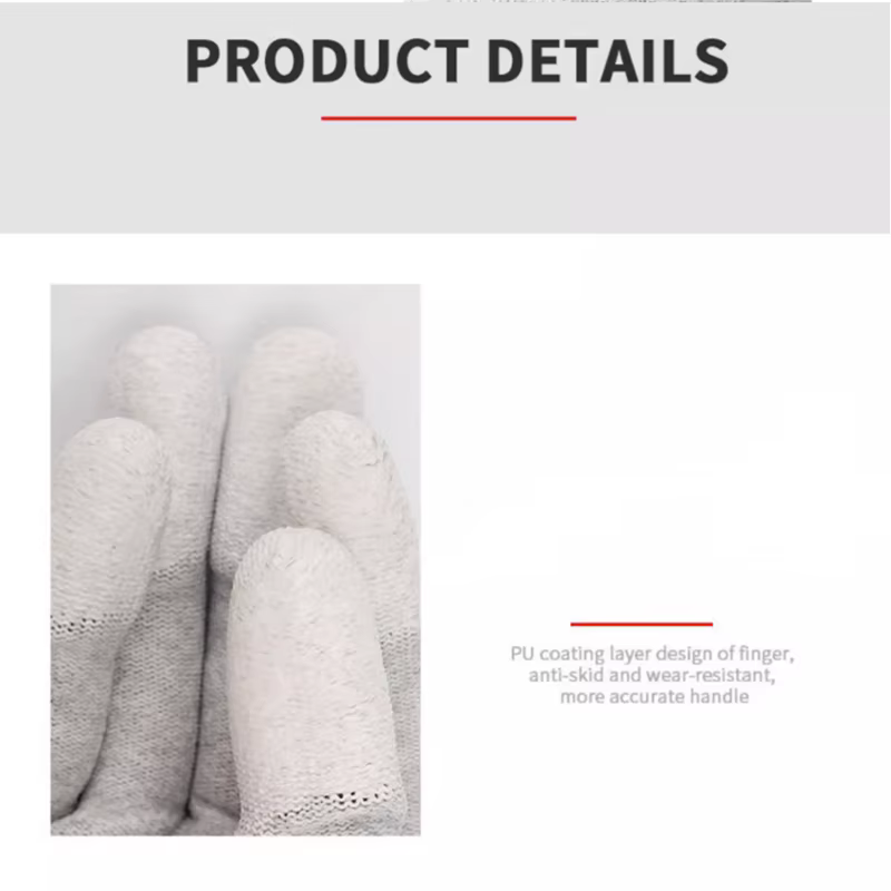 Gants antistatiques mécaniques AS02 en Fiber de carbone