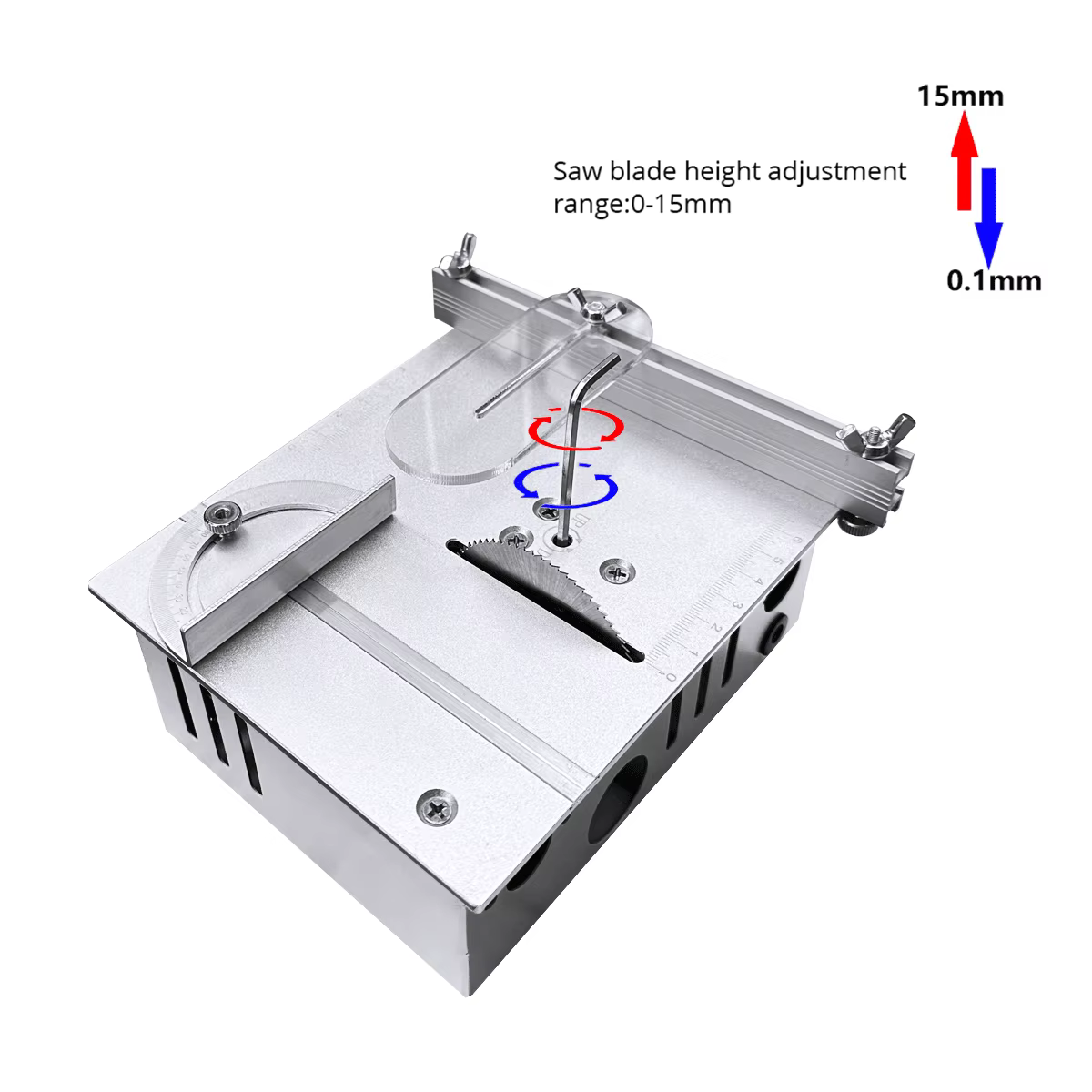 Mini scie de Table 110v-220v 0-15cm