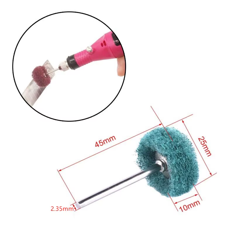 Mini perceuse, brosse Abrasive