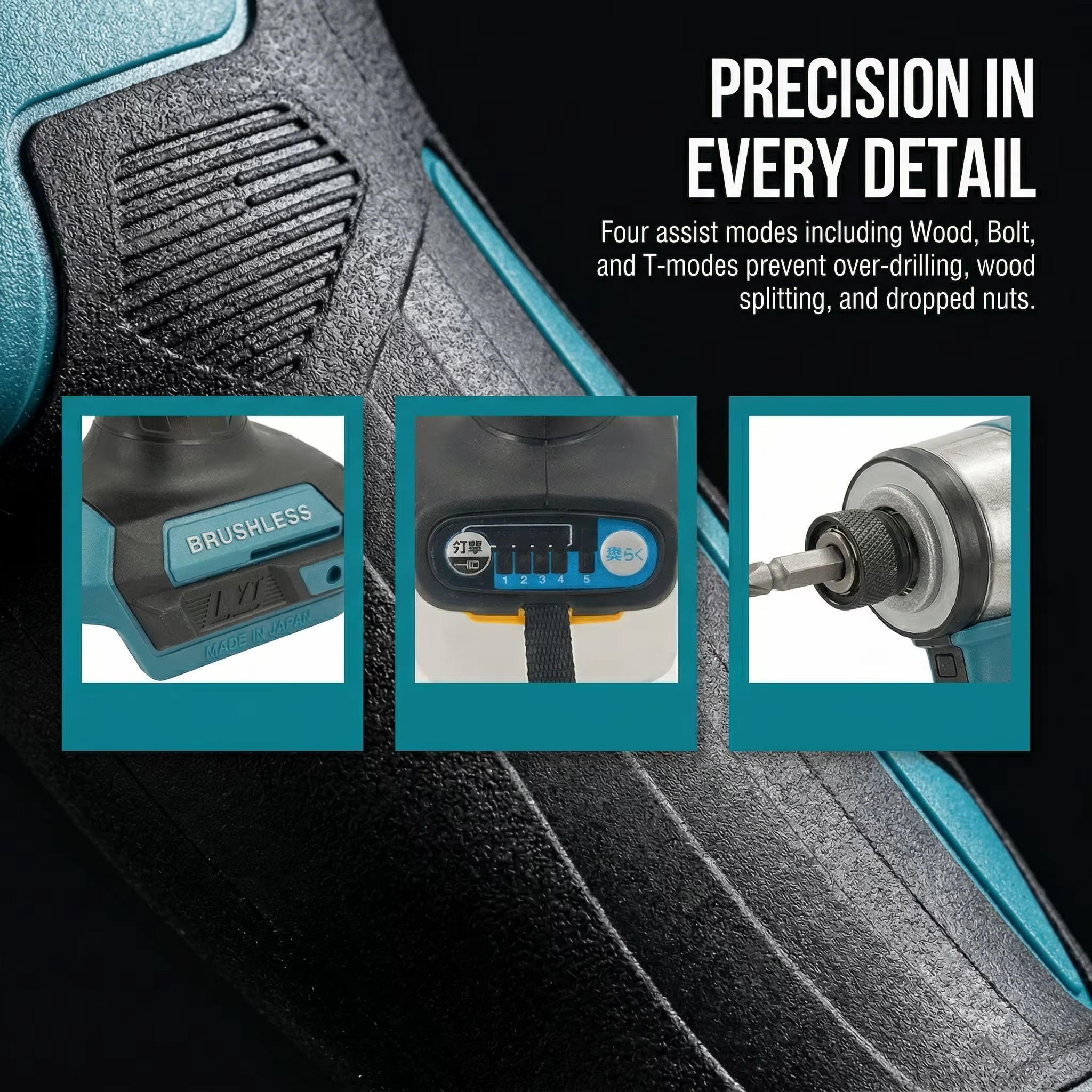 Makita DTD173 Perceuse-visseuse sans fil 18V LXT sans balais 180 N·m avec mode T