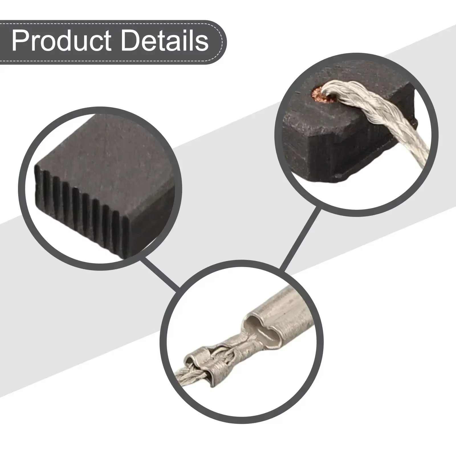 Brosses en carbone de remplacement pour meuleuse d'angle Metabo WQ 1400 WQ 1000