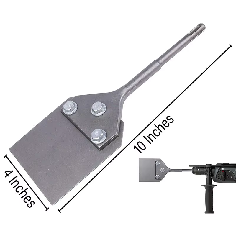Marteaux de démolition rotatifs et perceuses à percussion SDS-Plus | Ciseau à lame en acier allié 100x250 mm | Embout