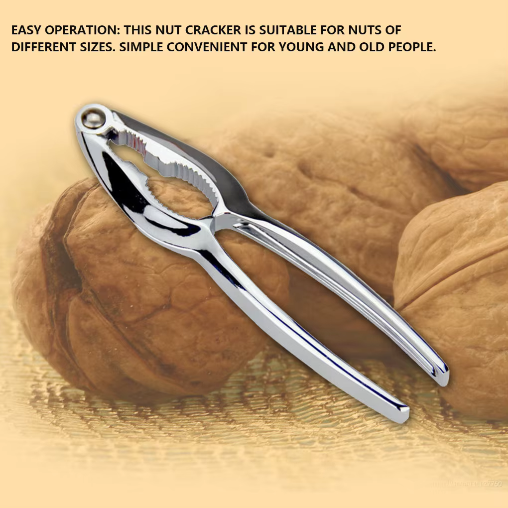 Casse-noisette en alliage de Zinc, décortiqueur de noix, craquelin rapide, noix, amande, noix de pécan, gadgets de cuisine, accessoires d'outils, 1 pièce