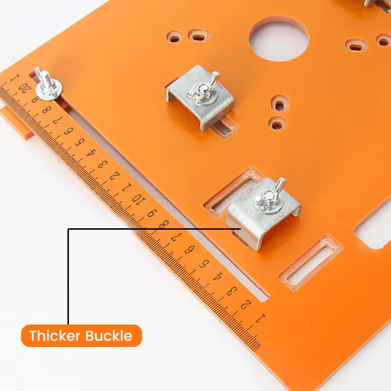 Plaque de base de rail de guidage de scie circulaire HI-Q