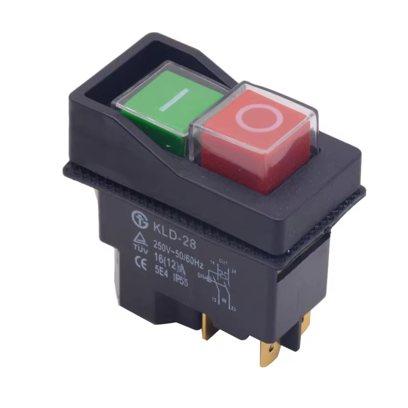 Interrupteurs à bouton-poussoir électromagnétique KJD17 YH02A pour machines-outils