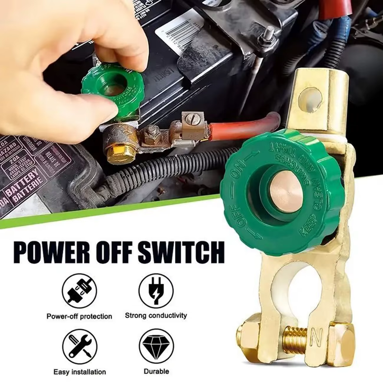 Interrupteur universel de batterie de voiture