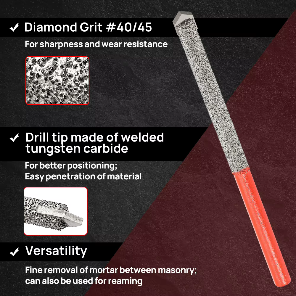 Fraise diamantée DT-DIATOOL pour l'élimination du mortier entre briques et pierres