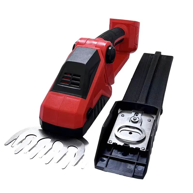 Taille-haie sans fil, coupe-herbe électrique 2 en 1