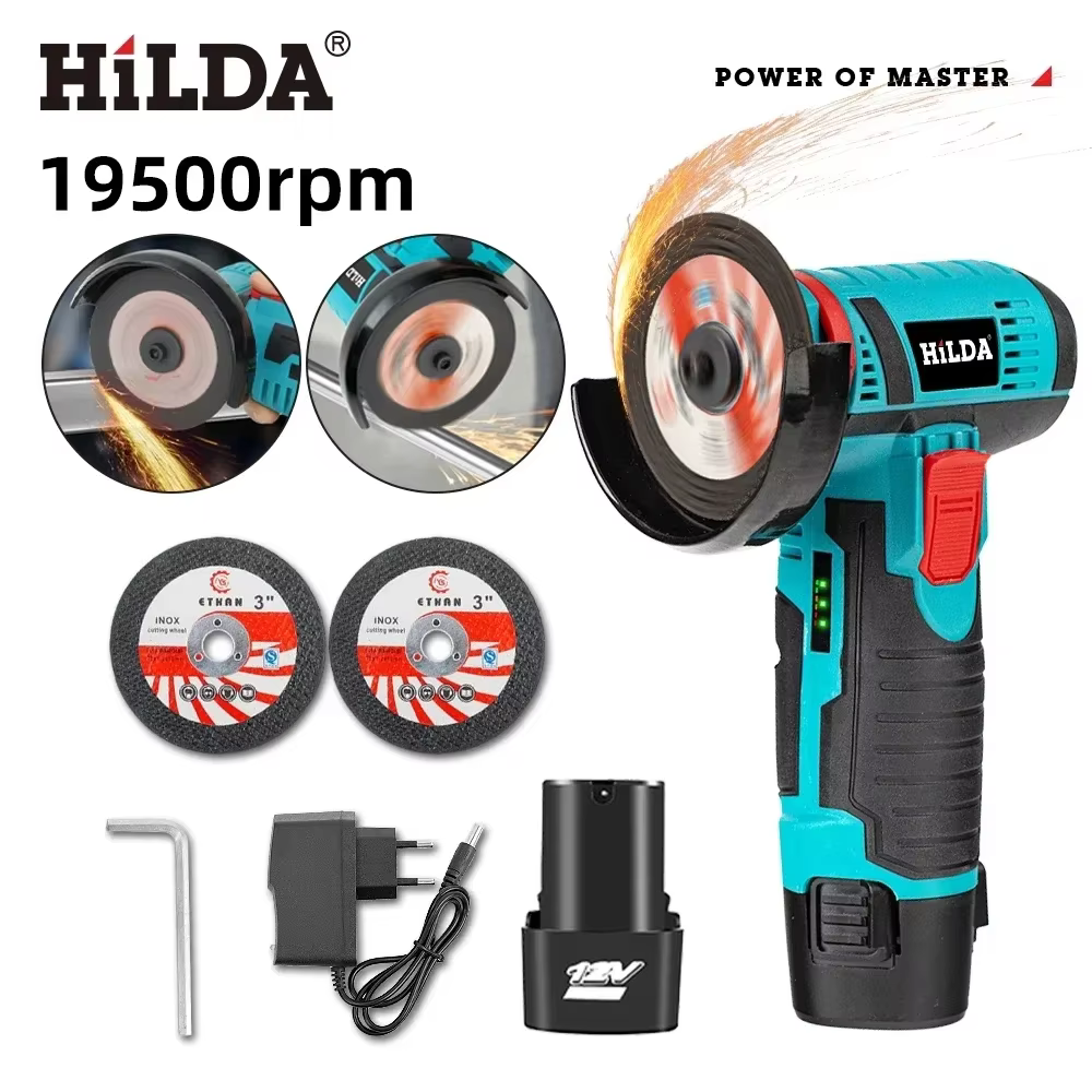 HILDA – Mini meuleuse d'angle 12v